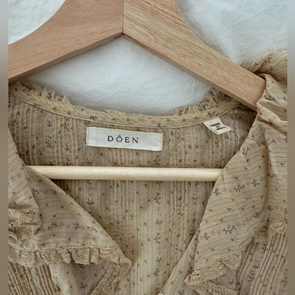 Doen Henri Blouse in Frances Floral sz S - Picture 8 of 12